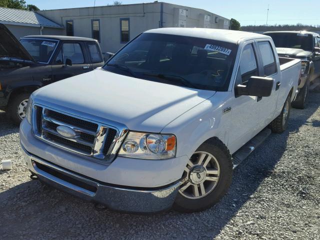 1FTPW14V98FA40305 - 2008 FORD F150 SUPER WHITE photo 2