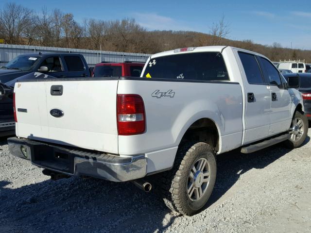 1FTPW14V98FA40305 - 2008 FORD F150 SUPER WHITE photo 4