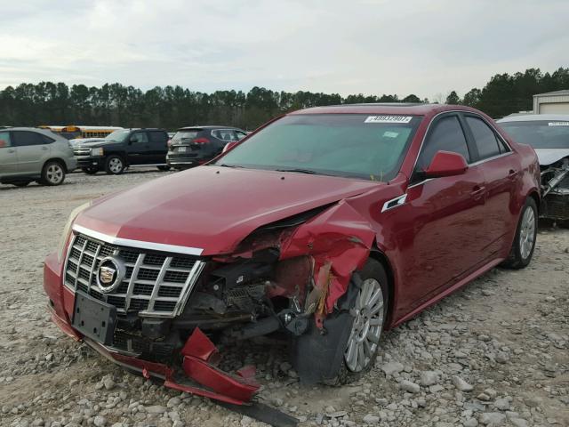 1G6DA5E55C0143730 - 2012 CADILLAC CTS RED photo 2