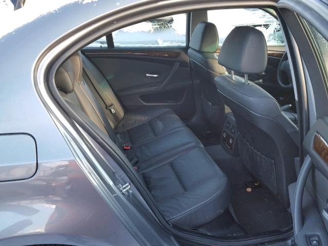 WBANV13528BZ47865 - 2008 BMW 528 XI GRAY photo 6
