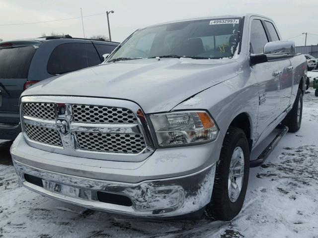 1C6RR6GG1ES128334 - 2014 RAM 1500 SLT ვერცხლისფერი ფოტო 2