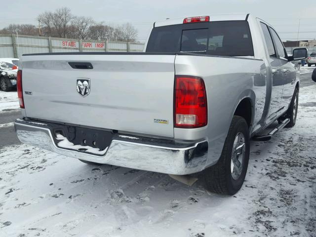 1C6RR6GG1ES128334 - 2014 RAM 1500 SLT ვერცხლისფერი ფოტო 4