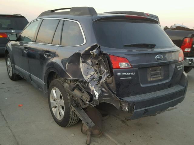 4S4BRBKC8A3374384 - 2010 SUBARU OUTBACK 2. GRAY photo 3