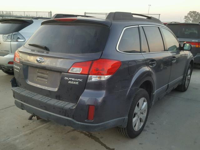 4S4BRBKC8A3374384 - 2010 SUBARU OUTBACK 2. GRAY photo 4