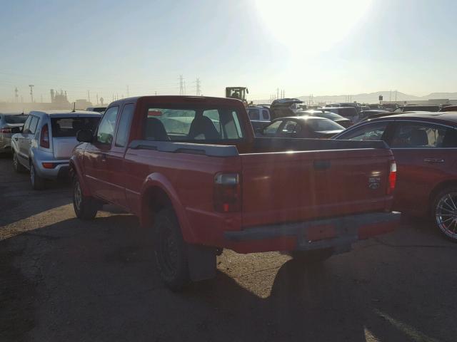 1FTYR44U12PA30423 - 2002 FORD RANGER SUP RED photo 3