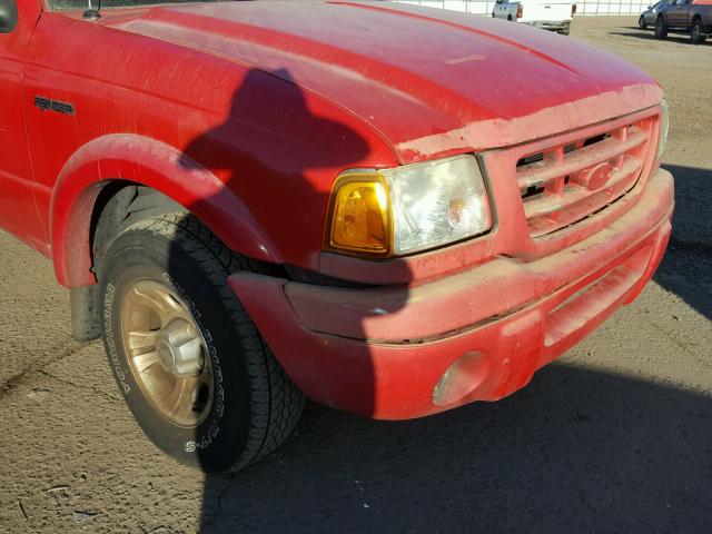 1FTYR44U12PA30423 - 2002 FORD RANGER SUP RED photo 9