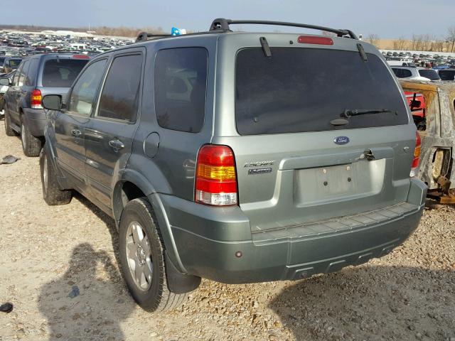 1FMCU04136KC81305 - 2006 FORD ESCAPE LIM GREEN photo 3