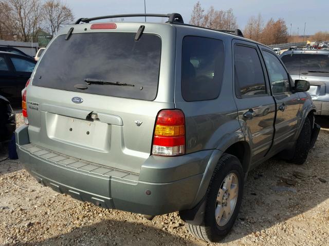 1FMCU04136KC81305 - 2006 FORD ESCAPE LIM GREEN photo 4