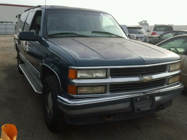 1GNFK16R9XJ513730 - 1999 CHEVROLET SUBURBAN K GREEN photo 1