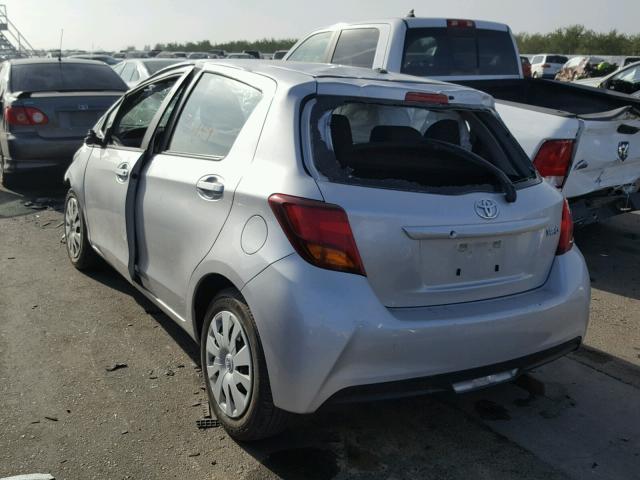 VNKKTUD34GA067210 - 2016 TOYOTA YARIS L SILVER photo 3