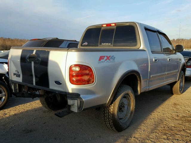 1FTRW08L73KD15195 - 2003 FORD F150 SUPER GRAY photo 4