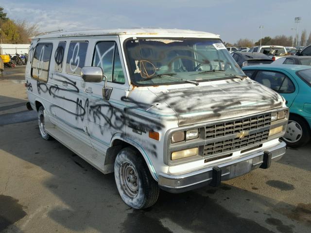 1GBEG25K4N7112424 - 1992 CHEVROLET G20 WHITE photo 1