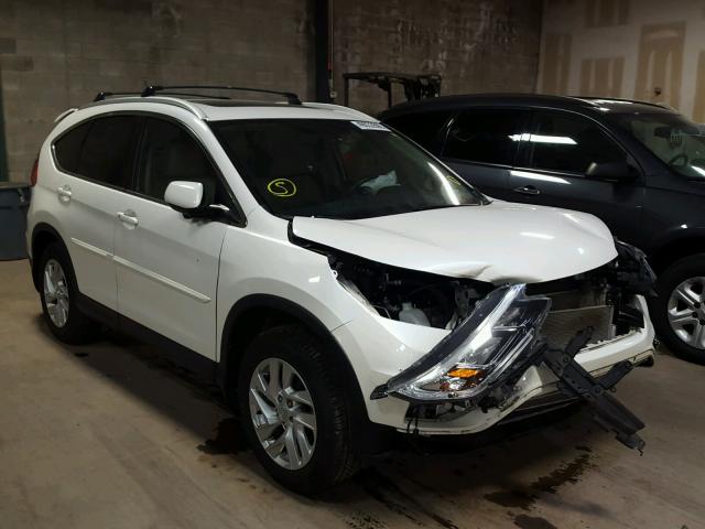 5J6RM4H72FL084988 - 2015 HONDA CR-V EXL WHITE photo 1