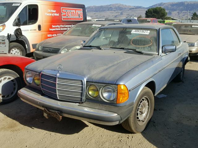 WDBAB53A4FA256966 - 1985 MERCEDES-BENZ 300 CDT BLUE photo 2