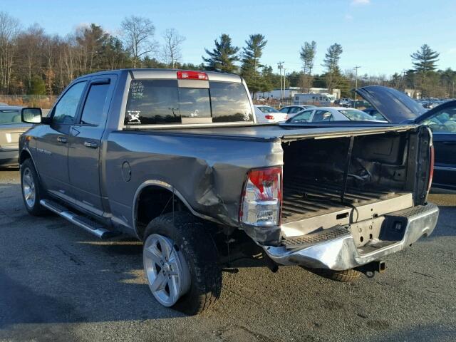 1C6RD7GT0CS251511 - 2012 DODGE RAM 1500 S GRAY photo 3