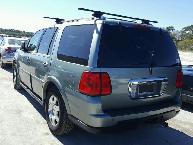 5LMFU27515LJ02479 - 2005 LINCOLN NAVIGATOR GREEN photo 3