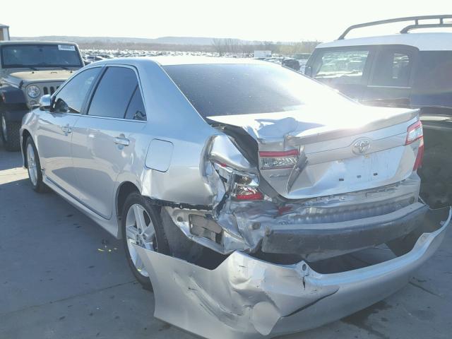 4T1BF1FK0EU338970 - 2014 TOYOTA CAMRY L SILVER photo 3