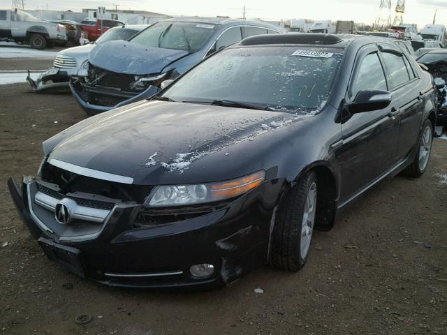 19UUA66238A001029 - 2008 ACURA TL BLACK photo 2