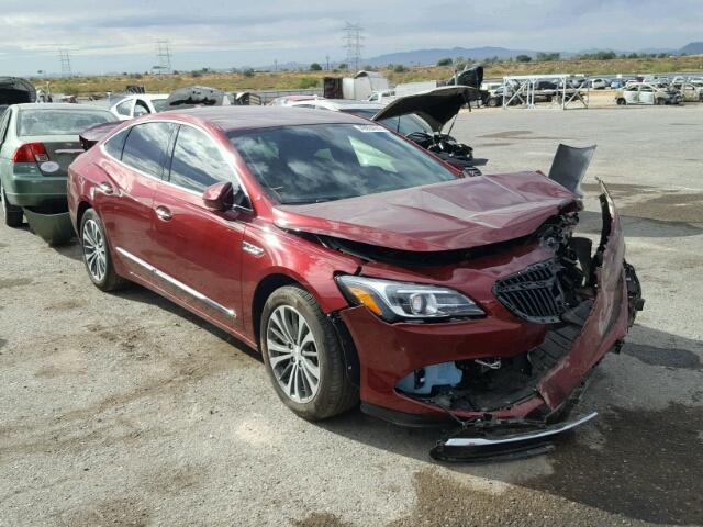 1G4ZN5SS0HU197708 - 2017 BUICK LACROSSE P RED photo 1
