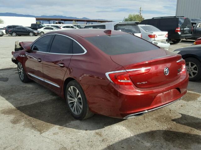 1G4ZN5SS0HU197708 - 2017 BUICK LACROSSE P RED photo 3