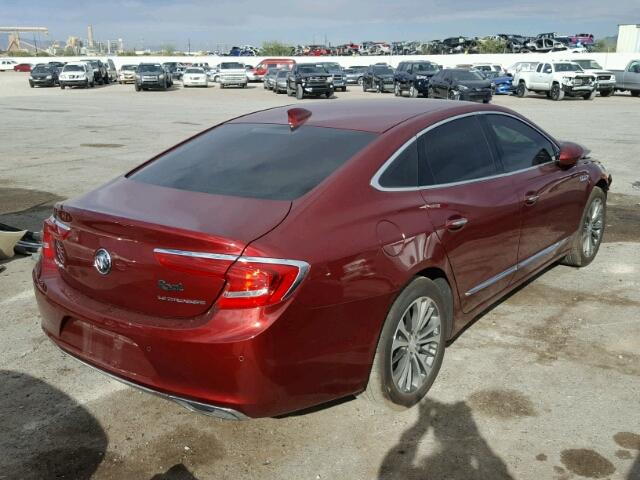 1G4ZN5SS0HU197708 - 2017 BUICK LACROSSE P RED photo 4