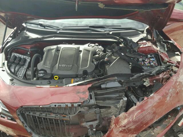 1G4ZN5SS0HU197708 - 2017 BUICK LACROSSE P RED photo 7