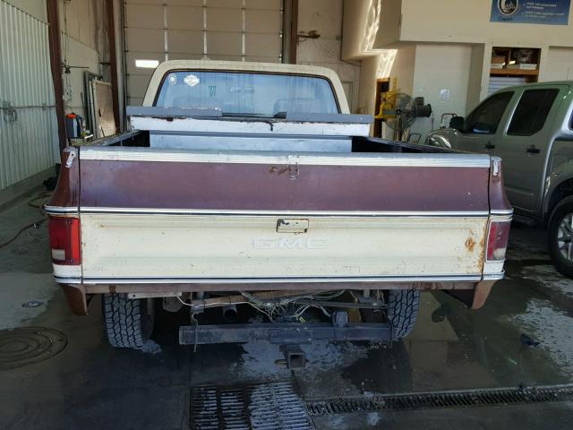 TKR149S526108 - 1979 GMC K SER 1500 BROWN photo 9