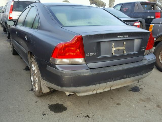 YV1RH59HX42395749 - 2004 VOLVO S60 2.5T GRAY photo 3