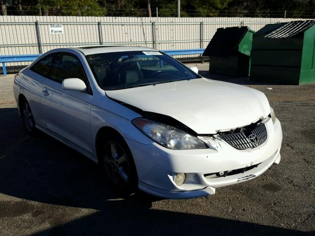 4T1CA38P04U013984 - 2004 TOYOTA CAMRY SOLA WHITE photo 1