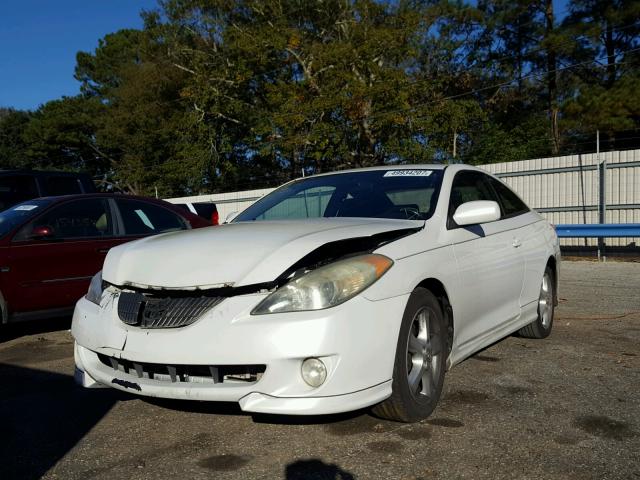 4T1CA38P04U013984 - 2004 TOYOTA CAMRY SOLA WHITE photo 2