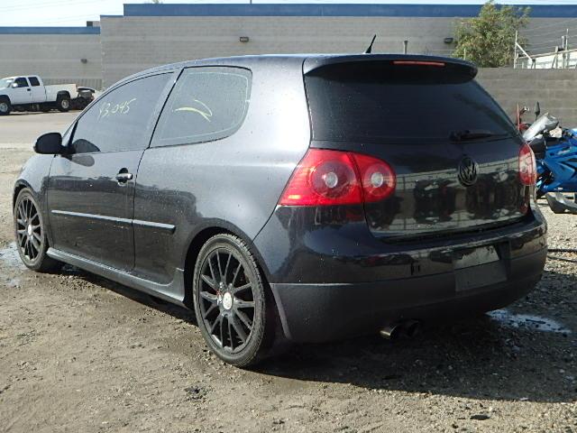 WVWFV71K77W109826 - 2007 VOLKSWAGEN NEW GTI FA BLACK photo 3