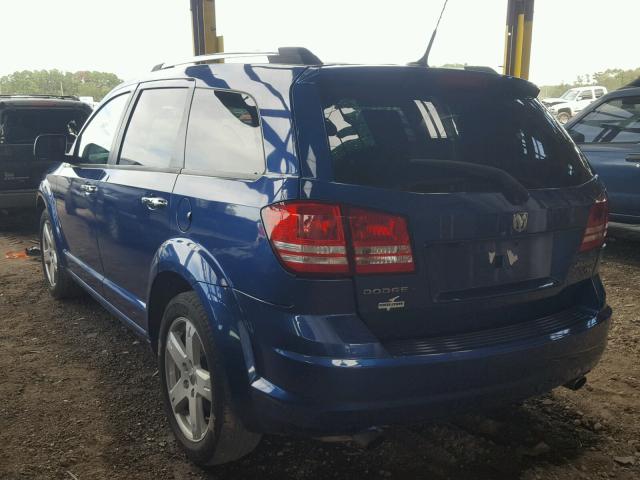 3D4PG6FV8AT183655 - 2010 DODGE JOURNEY R/ BLUE photo 3