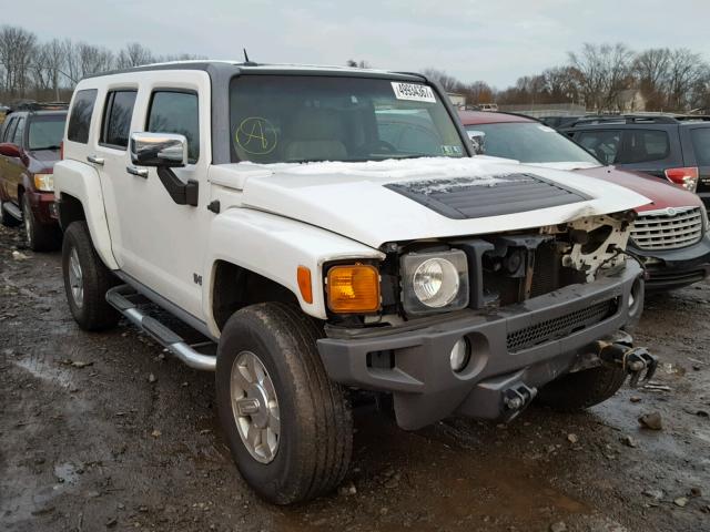 5GTDN13E478184492 - 2007 HUMMER H3 WHITE photo 1