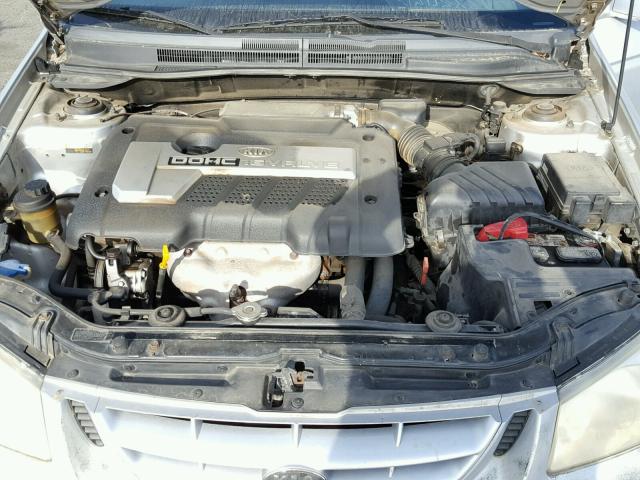 KNAFE121765212555 - 2006 KIA NEW SPECTR SILVER photo 7