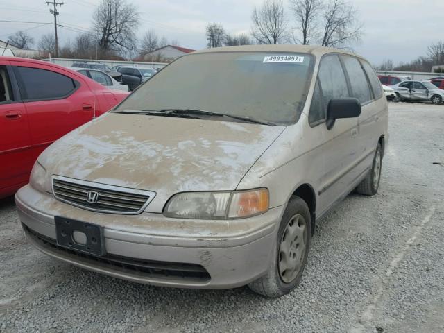 JHMRA386XWC006859 - 1998 HONDA ODYSSEY LX BEIGE photo 2