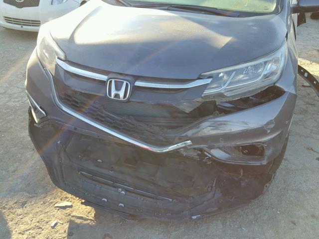 2HKRM3H70FH558778 - 2015 HONDA CR-V EXL SILVER photo 9