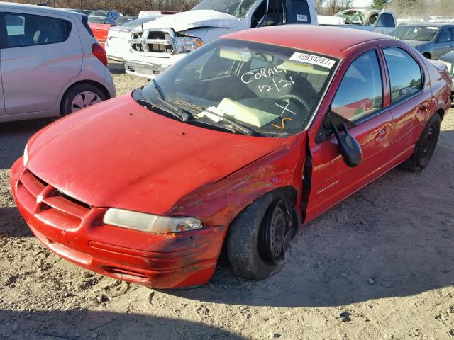 1B3EJ46X2XN519435 - 1999 DODGE STRATUS RED photo 2