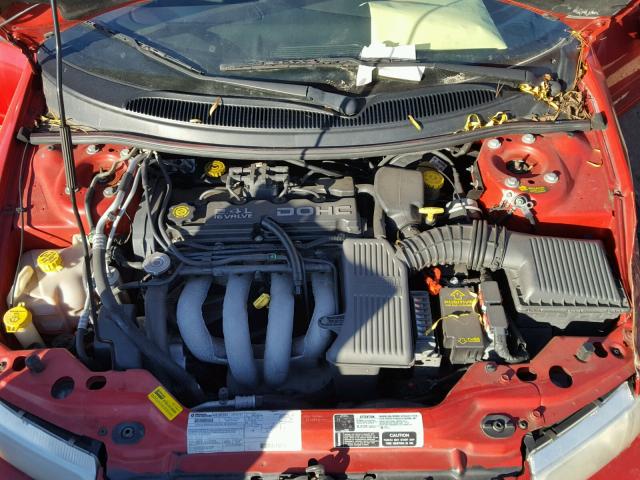 1B3EJ46X2XN519435 - 1999 DODGE STRATUS RED photo 7