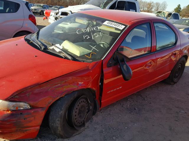 1B3EJ46X2XN519435 - 1999 DODGE STRATUS RED photo 9