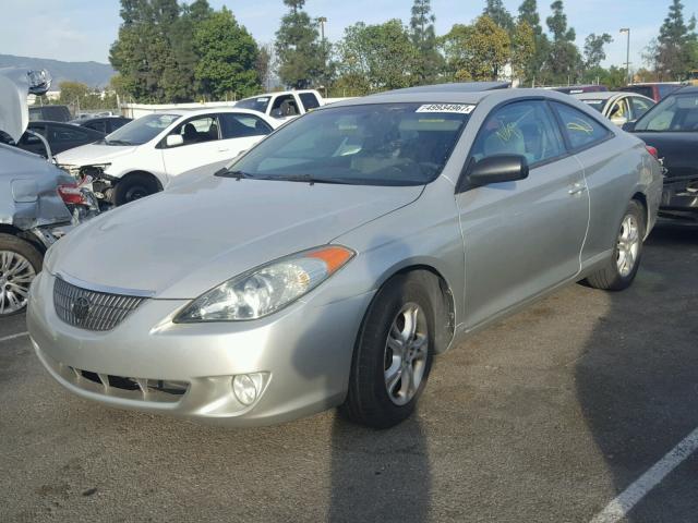 4T1CE38PX4U801398 - 2004 TOYOTA CAMRY SOLA SILVER photo 2