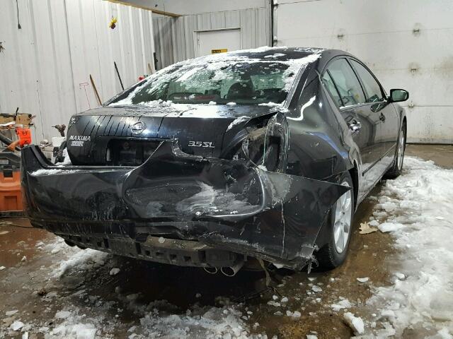 1N4BA41E24C924263 - 2004 NISSAN MAXIMA SE BLACK photo 4