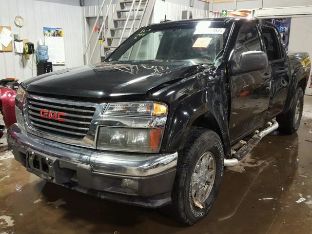 1GTDT13E988180548 - 2008 GMC CANYON BLACK photo 2