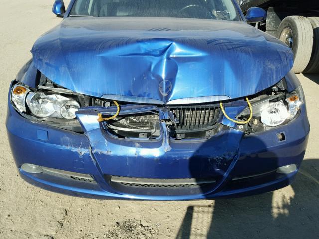 WBAVC73588KP38011 - 2008 BMW 328 XI SUL BLUE photo 9