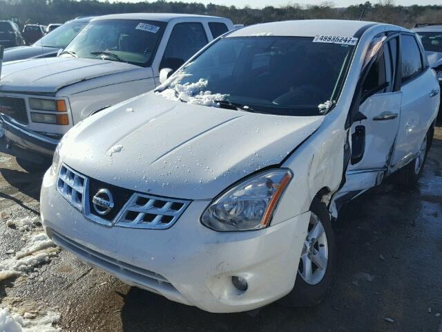 JN8AS5MT9DW536520 - 2013 NISSAN ROGUE S WHITE photo 2