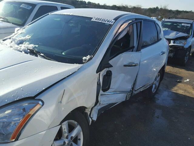 JN8AS5MT9DW536520 - 2013 NISSAN ROGUE S WHITE photo 9