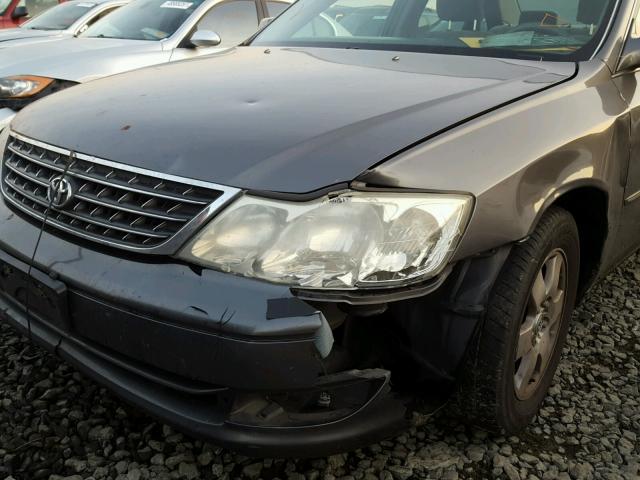 4T1BF28B34U385833 - 2004 TOYOTA AVALON XL BROWN photo 9