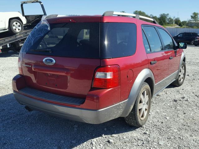 1FMZK01175GA67844 - 2005 FORD FREESTYLE RED photo 4