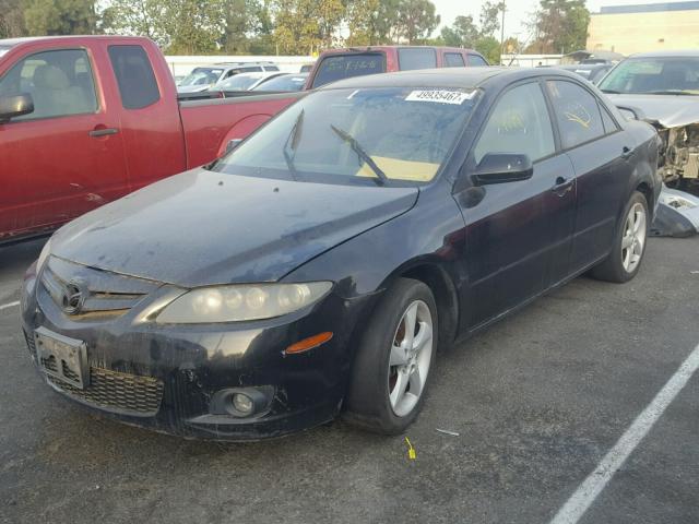 1YVHP80DX65M12108 - 2006 MAZDA 6 S BLACK photo 2