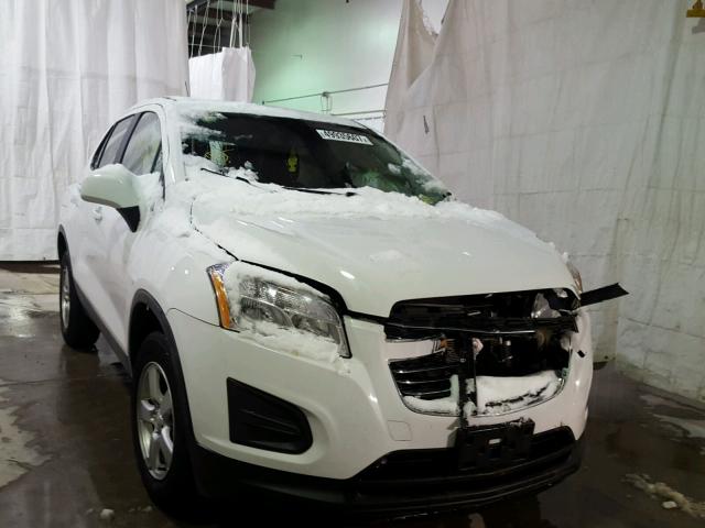 KL7CJNSB9GB659471 - 2016 CHEVROLET TRAX LS WHITE photo 1