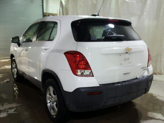 KL7CJNSB9GB659471 - 2016 CHEVROLET TRAX LS WHITE photo 3